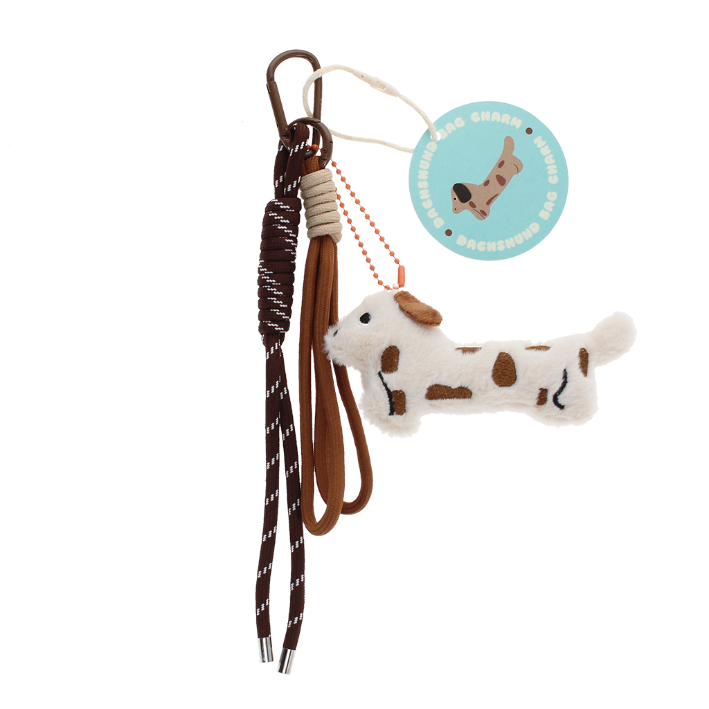 Rex London - Pluche tasaccessoire teckel