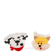 Rex London - Mini Haarklipjes Kat en Hond (set van 2)