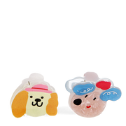 Rex London - Mini haarknipjes Vrolijke Honden (set van 2)