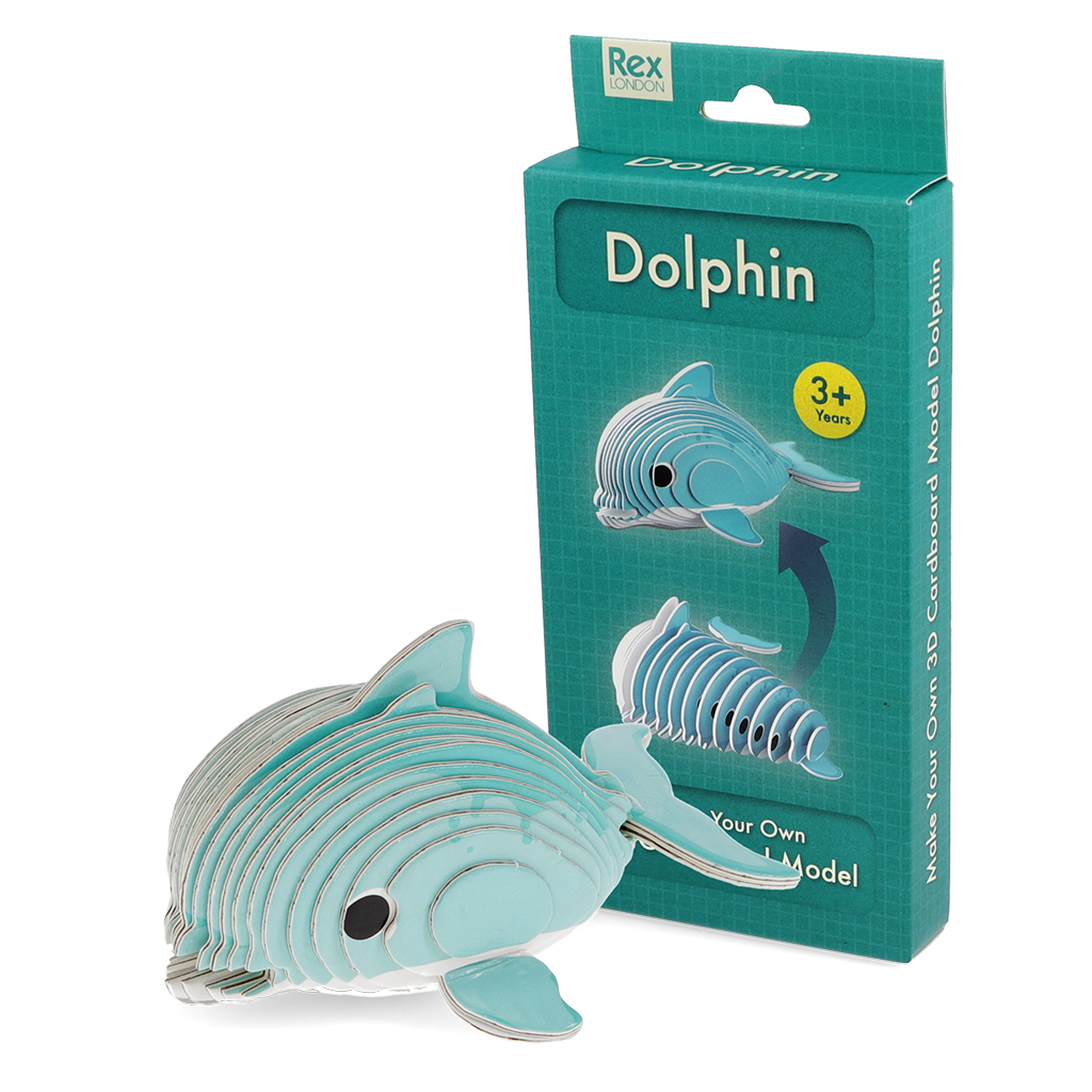 Rex London - Maak je eigen 3D dolfijn bouwpakket
