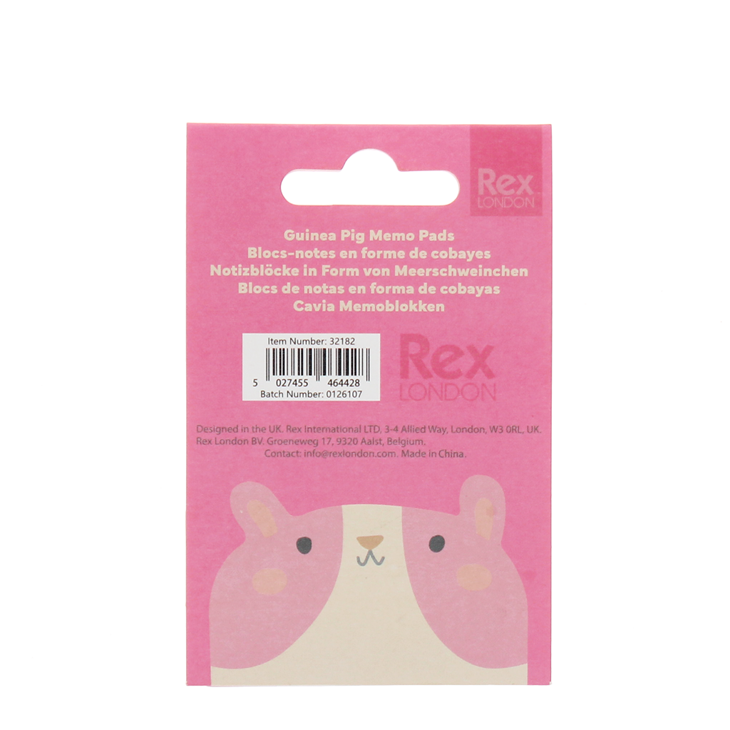 Rex London - Memoblokjes Cavia (set van 3)