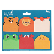 Rex London - Sticky Notes Set van 6 - Dieren