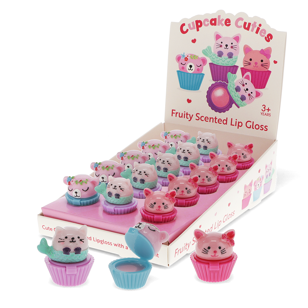 Rex London - Mini lipgloss met bessengeur Cupcake Cuties