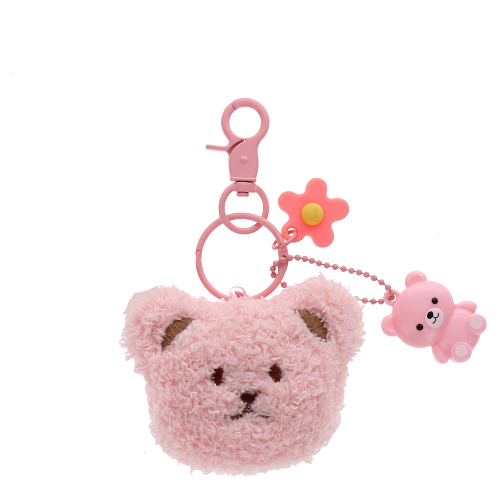 Rex London - Pluche tasaccessoire met lipgloss - Teddybeer