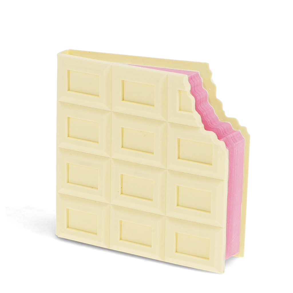 Rex London - Notitieblok Chocoladereep Wit