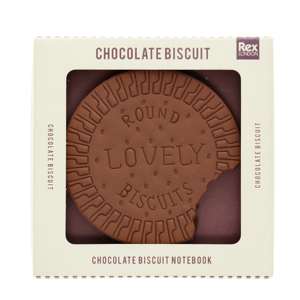 Rex London - Notitieboek Chocoladebiscuitje - Bruin