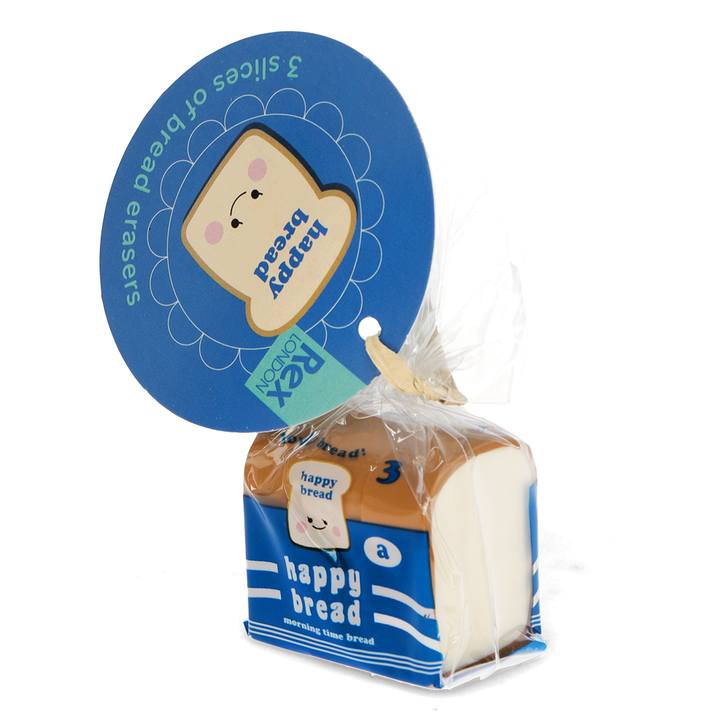Rex London - Gummetjes Broodjes Happy Bread (3 stuks, blauw)