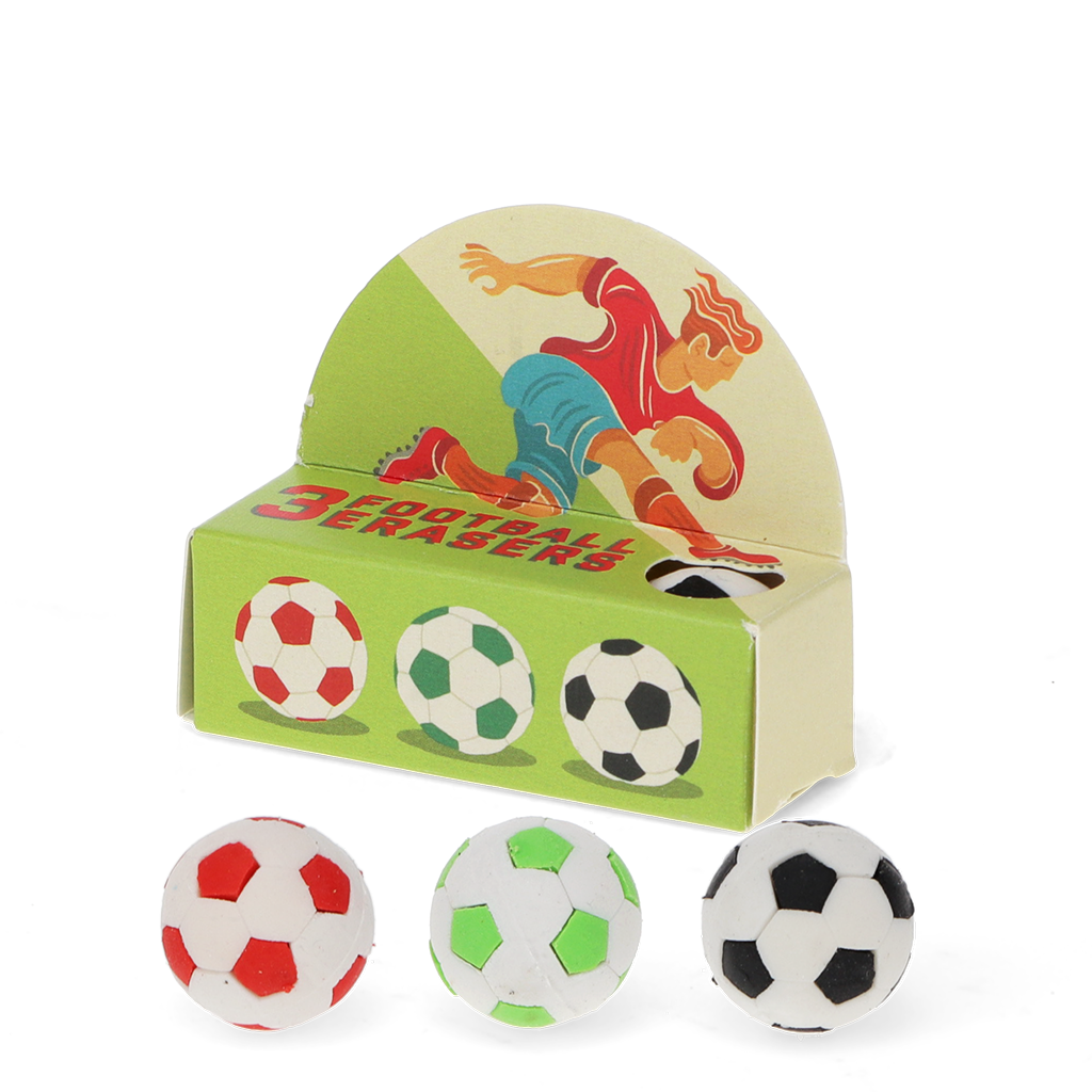 Rex London - Mini voetbal gummen (set van 3)