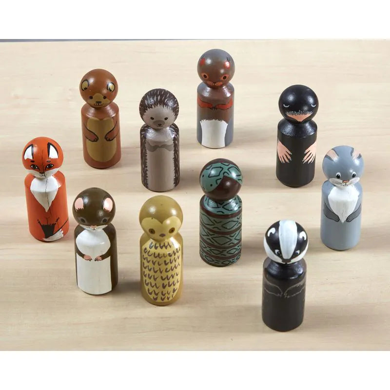 Cosy - Peg People Bosdieren 10 Stuks