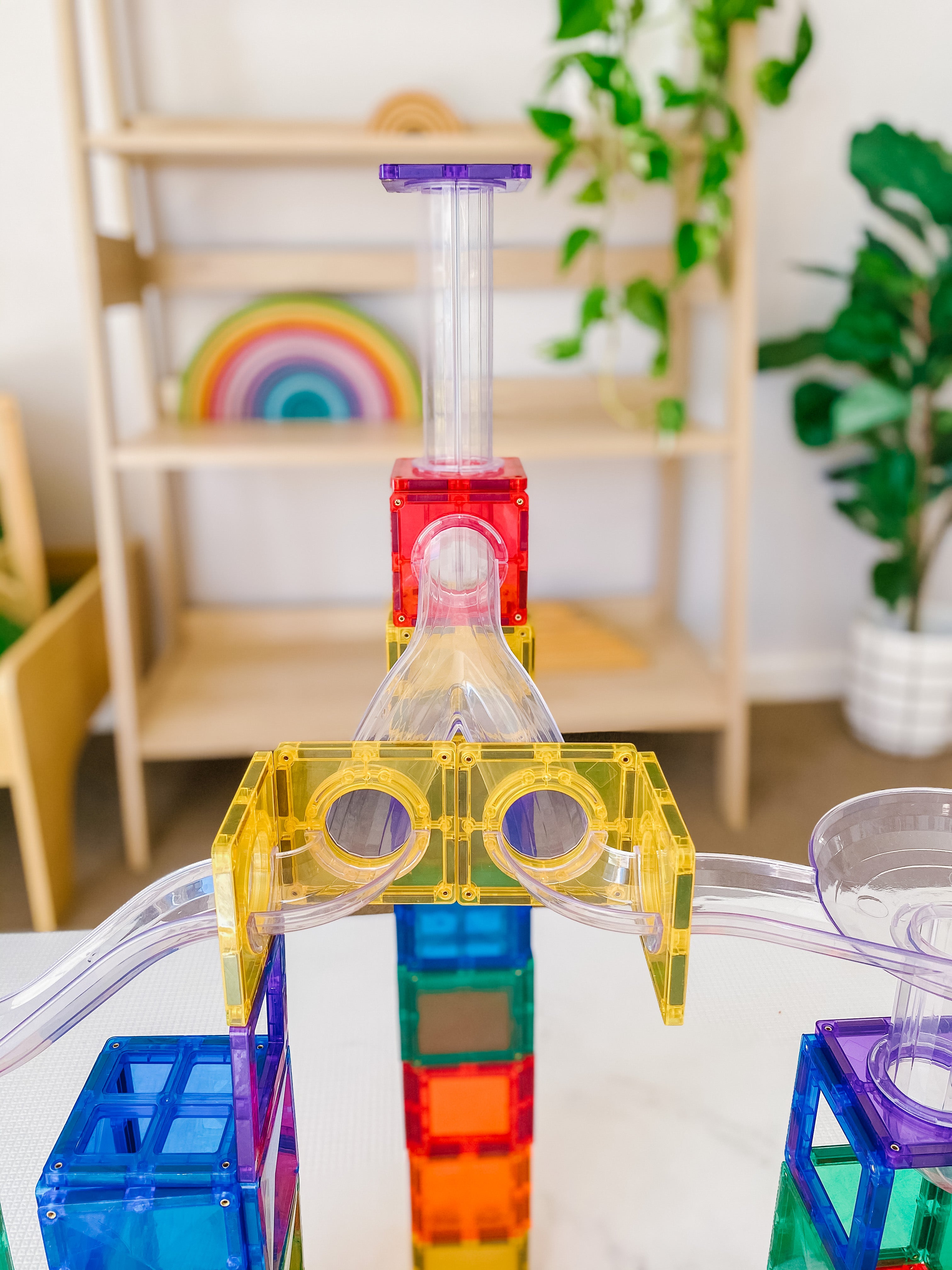 CONNETIX - Ball Run Pack knikkerbaan 92 stuks - magnetisch constructiespeelgoed