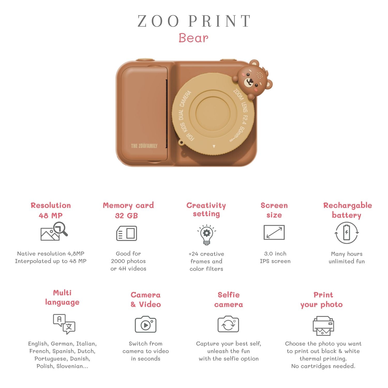 The Zoofamily Zoo Print Beer