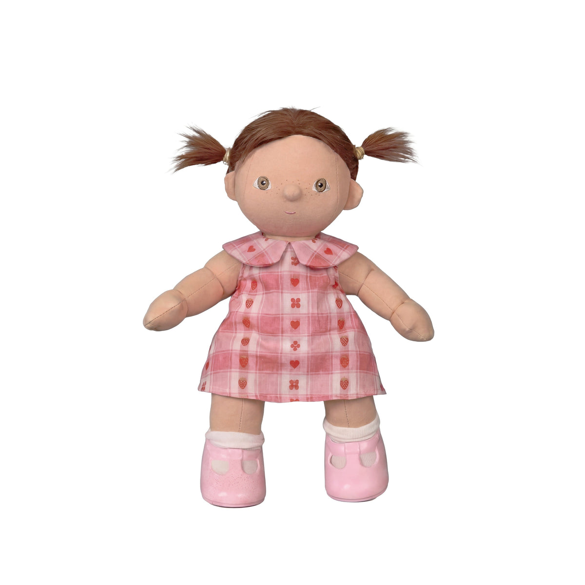 Dinkum Dolls - Rosette Dress roze jurk voor Dinkum pop