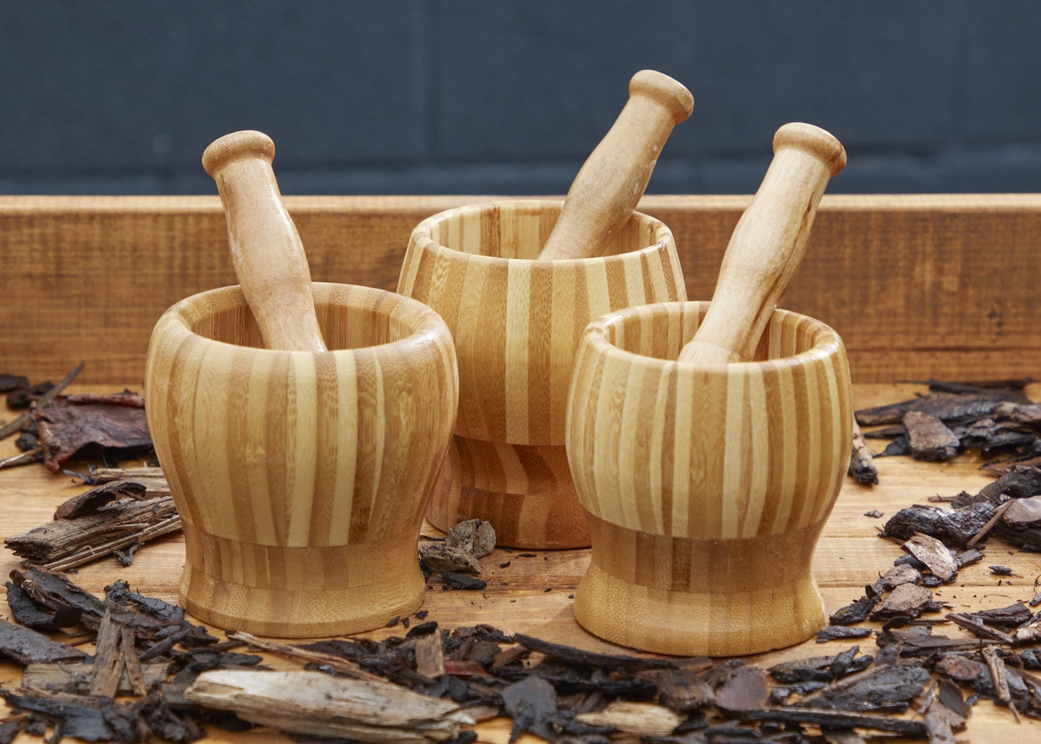 Cosy - Vijzel en Stamper Set (3 stuks)