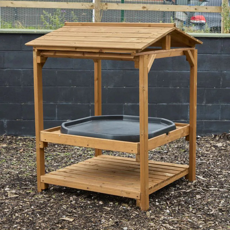 Tuff Tray Stand 100cm hout voor buiten