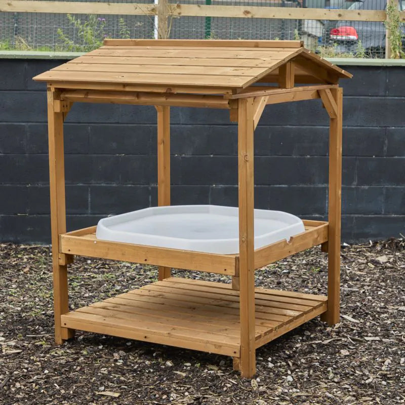 Tuff Tray Stand 100cm hout voor buiten