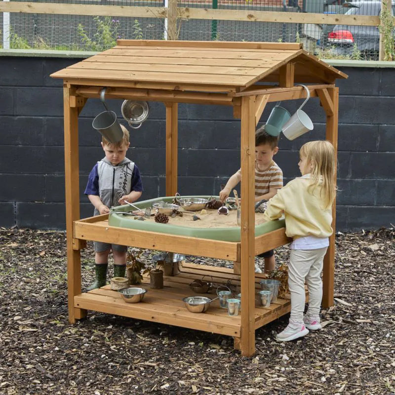 Tuff Tray Stand 100cm hout voor buiten