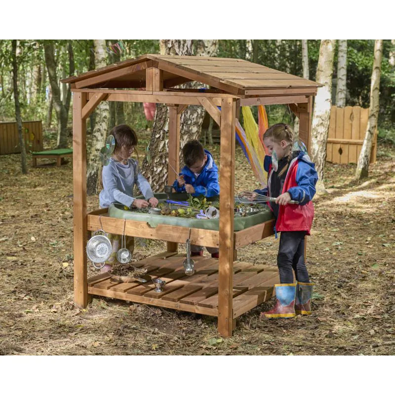Tuff Tray Stand 100cm hout voor buiten