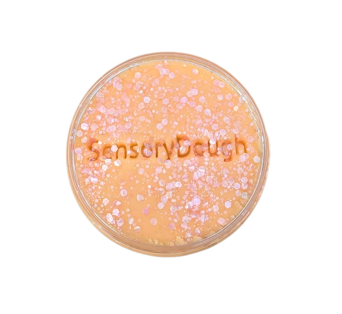SensoryDough All About The Glitter — oranje