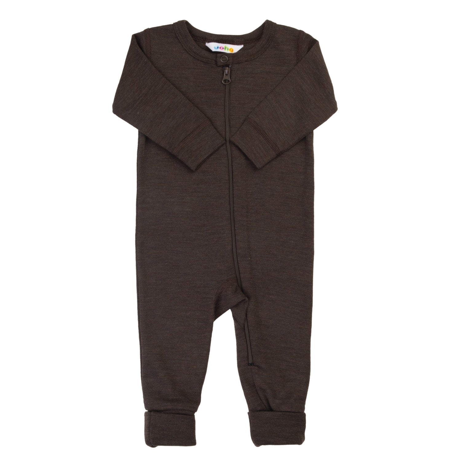 Joha - Wol/Zijde Jumpsuit - Donkerbruin