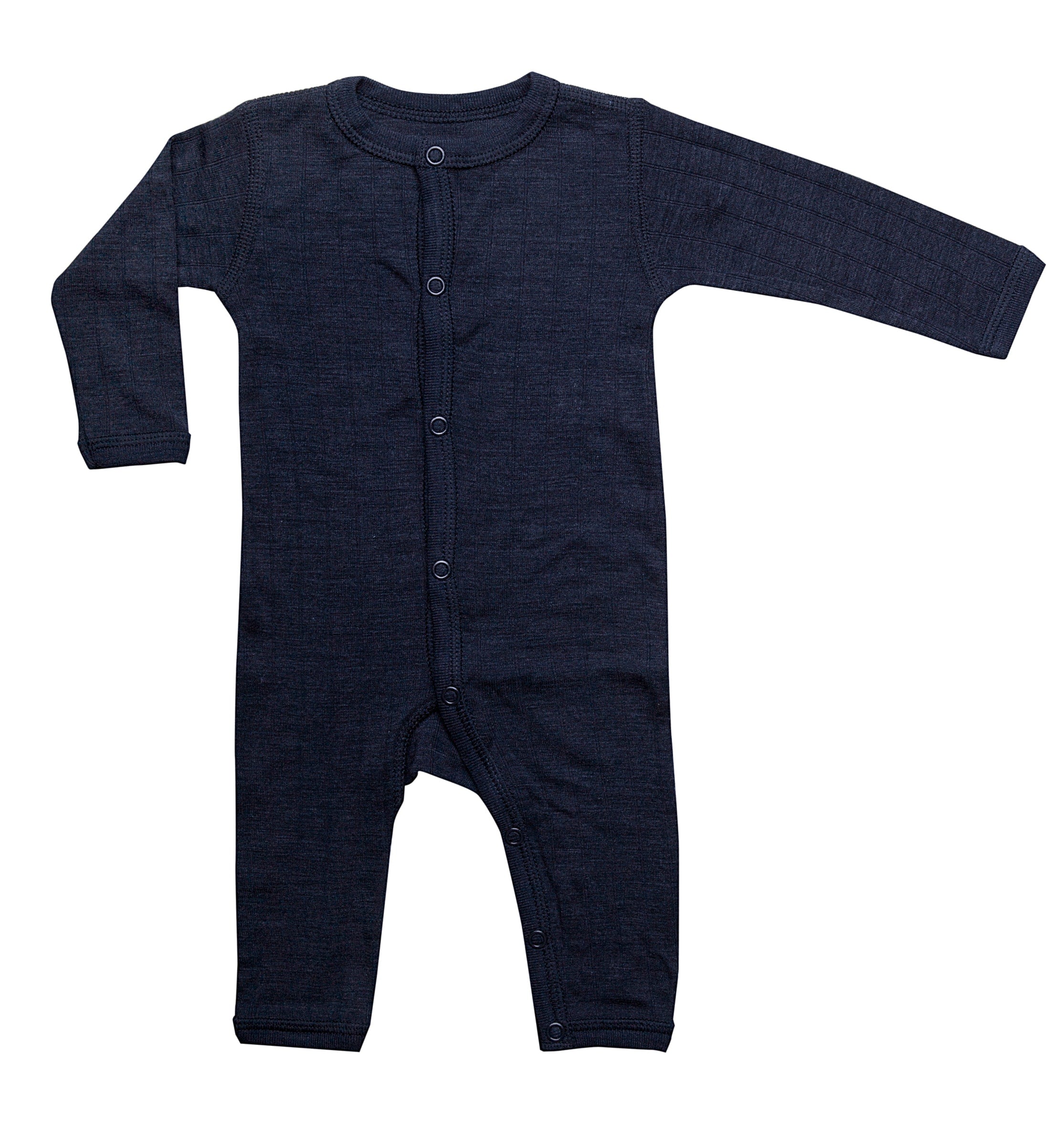 Joha - Wol/Zijde Jumpsuit - Marineblauw