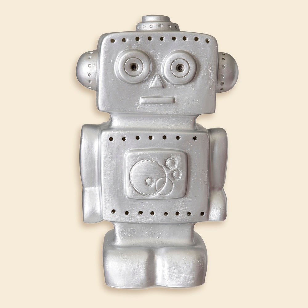 Egmont Toys - Lamp Robot Zilver 33 x 18 x 10 cm - Heico