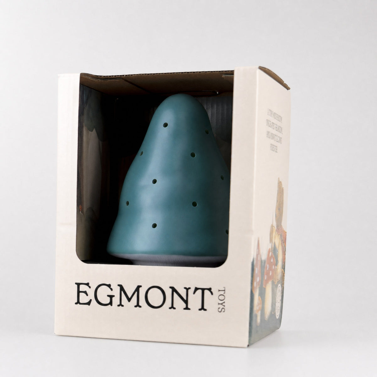 Egmont Toys - Lamp Paddenstoel Naturel Blauwgroen 15 x 28 cm - Heico