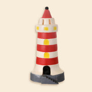 Egmont Toys - Lamp Vuurtoren Rood-Wit 17 x 35 cm - Heico