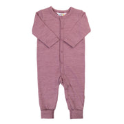 Joha - Wol Jumpsuit 2-in-1 met Voetjes - Bordeaux