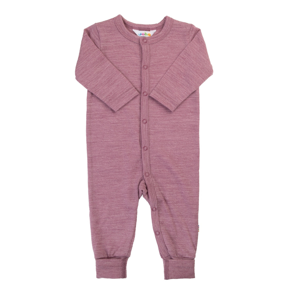 Joha - Wol Jumpsuit 2-in-1 met Voetjes - Bordeaux