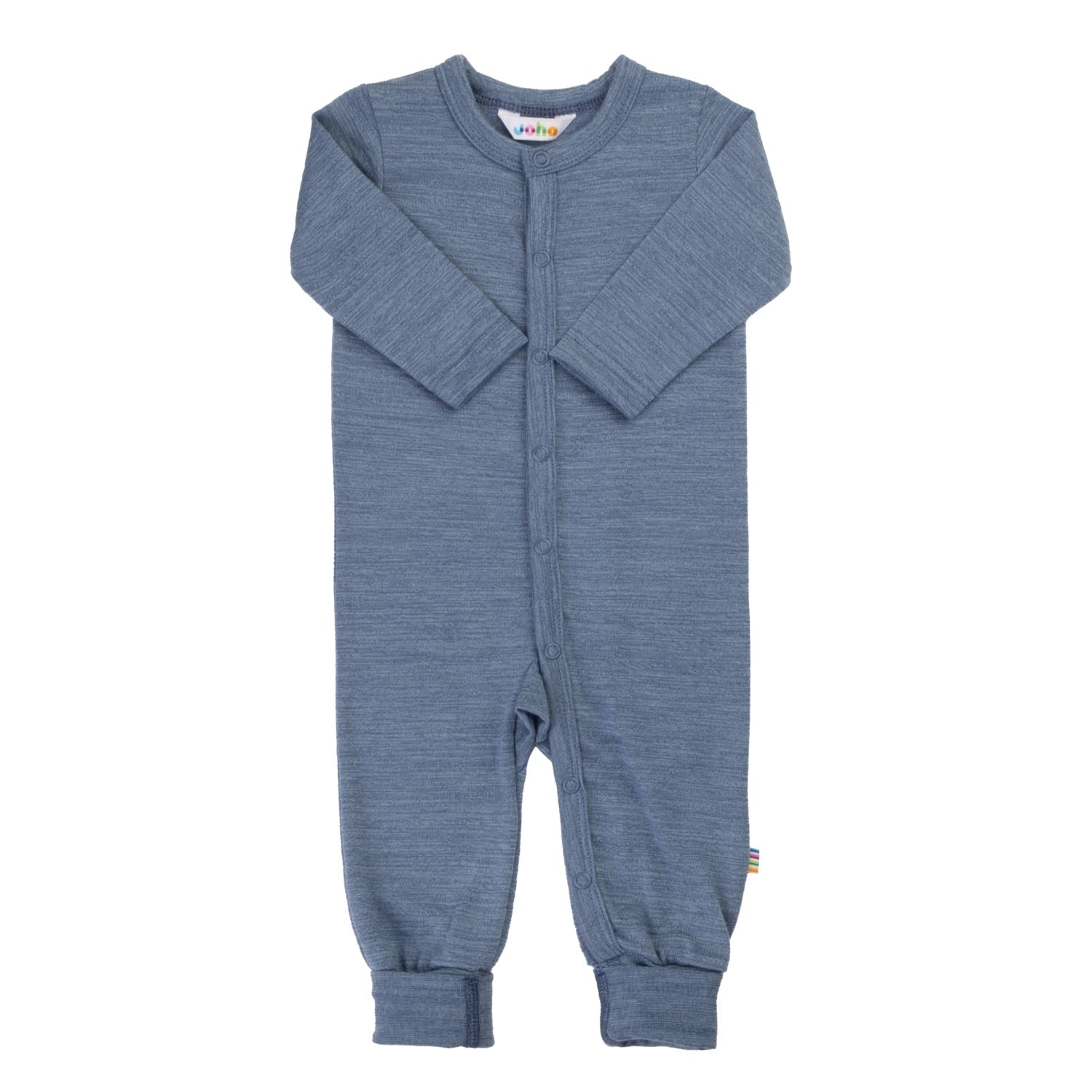 Joha - Wol Jumpsuit 2-in-1 met Voetjes - Donkerbruin