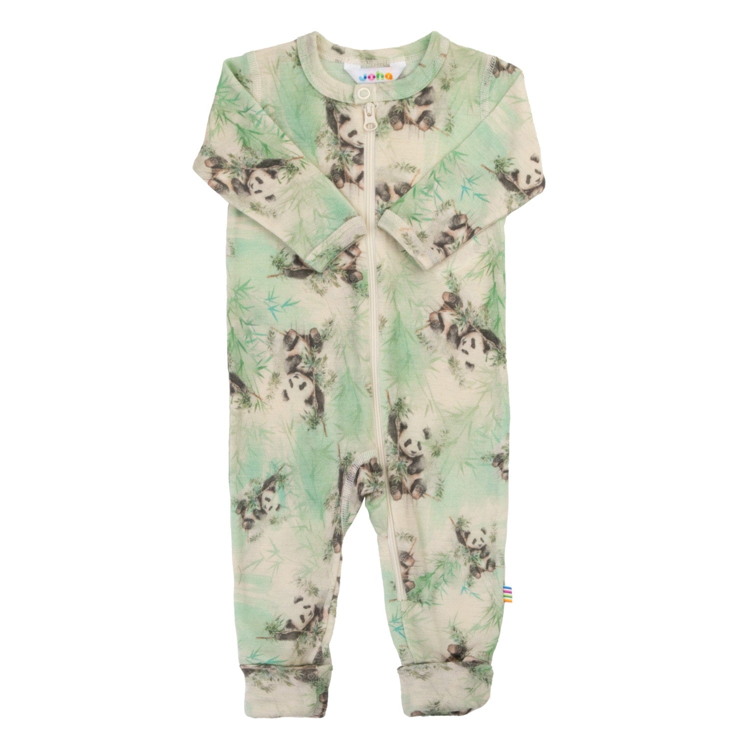 Joha - Wol Jumpsuit 2-in-1 met Voetjes - Ecru