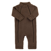 Joha - Wolfleece Jumpsuit 2-in-1 - Donkerbruin