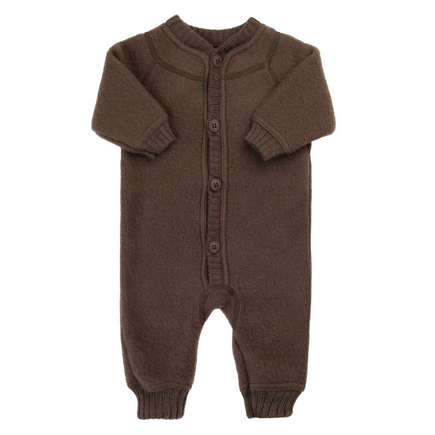 Joha - Wolfleece Jumpsuit - Donkerbruin