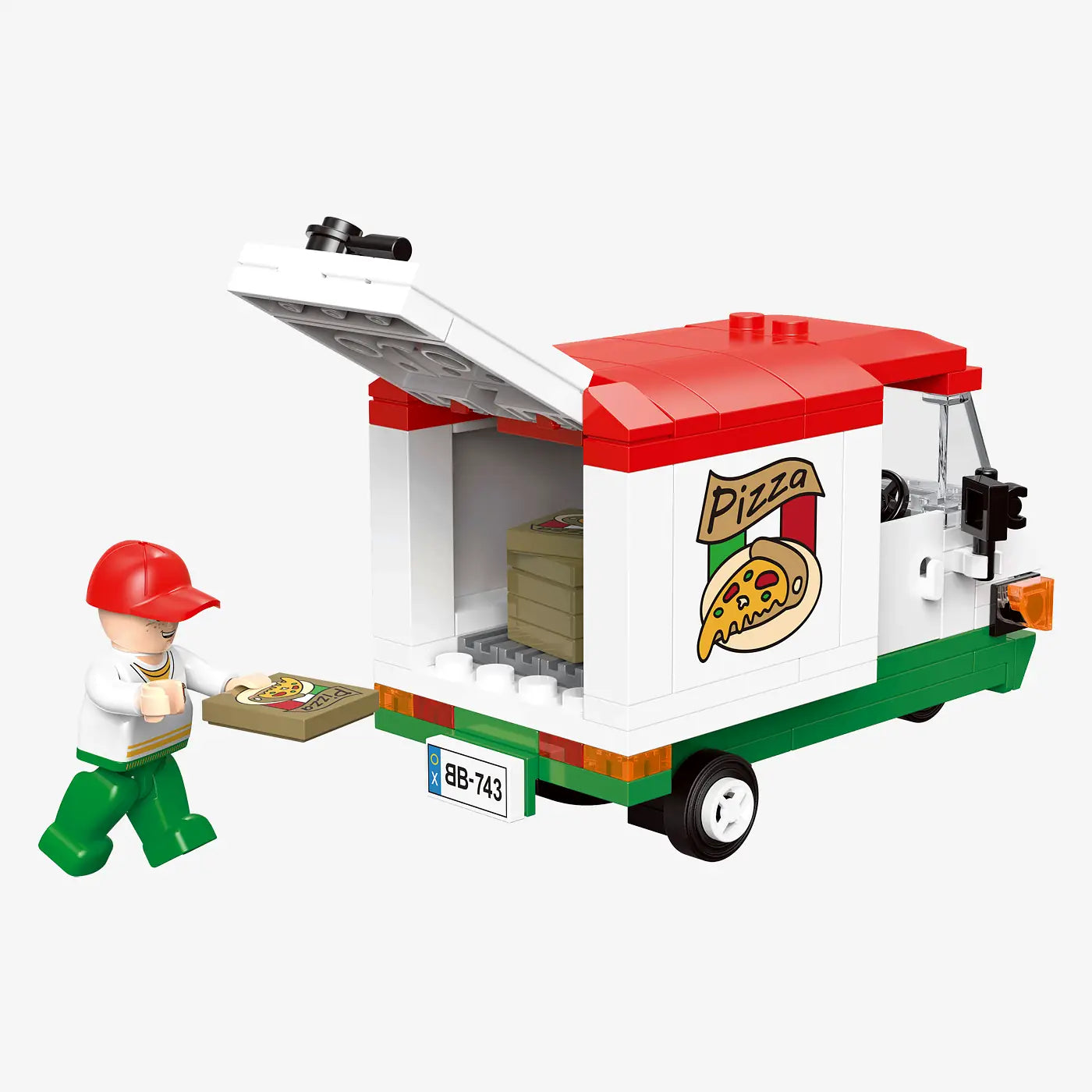 BlueBrixx - Pizza Bestelling (135 bouwstenen) 6+ jaar - bouwset