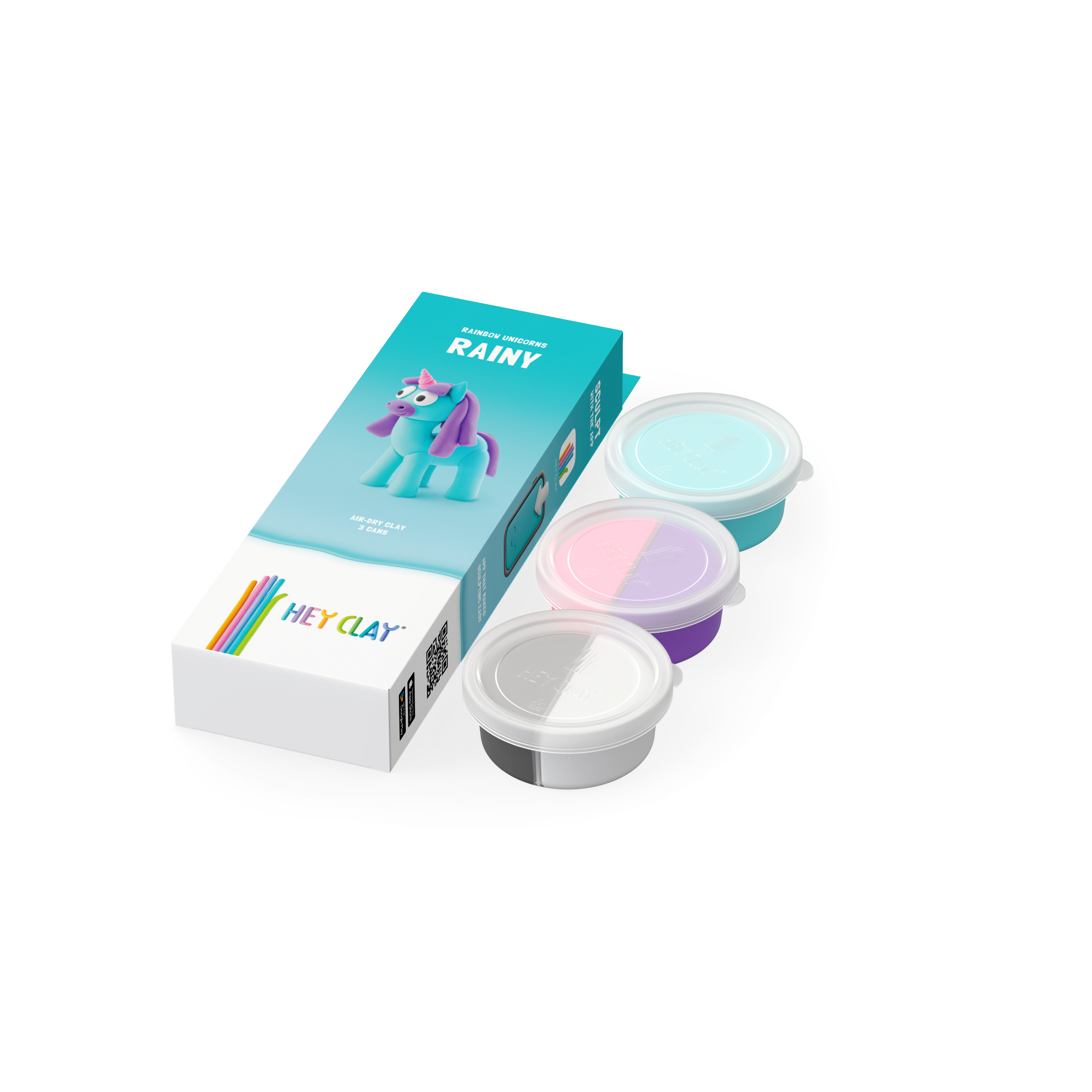 Hey Clay - Unicorns Rainy (3 potjes)