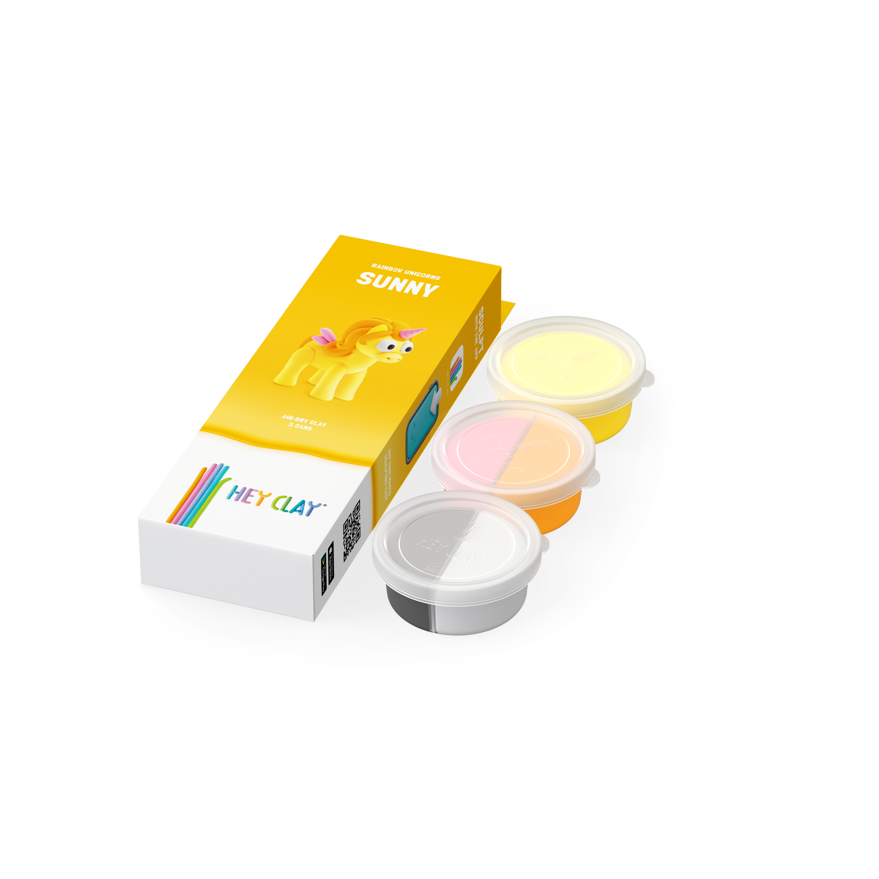 Hey Clay - Unicorns Sunny (3 potjes)
