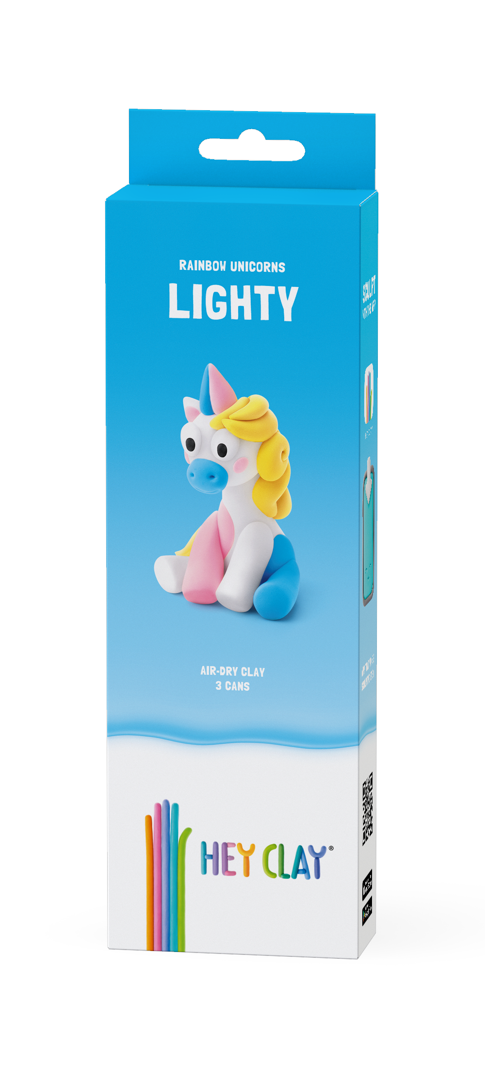Hey Clay - Unicorns Lighty (3 potjes)