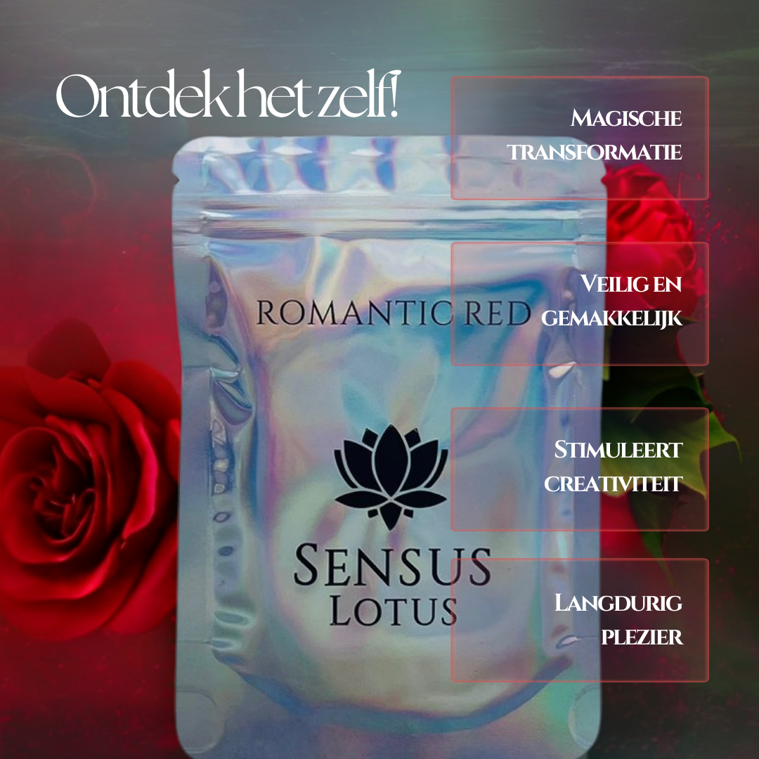 Sensus Lotus - Magisch Badpoeder Romantic Red
