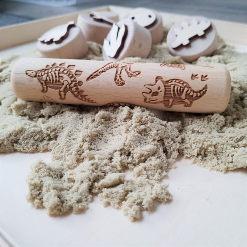 Kiddi - Houten roller Dino