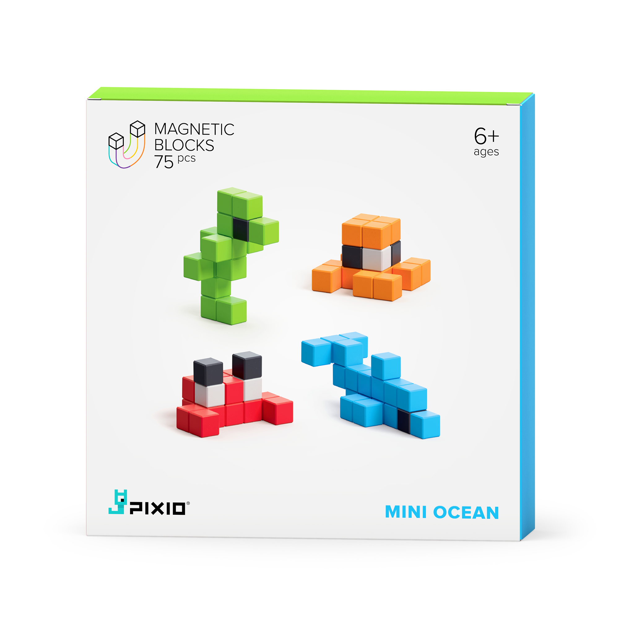 Pixio - Story Mini Ocean - 137 magneetblokjes