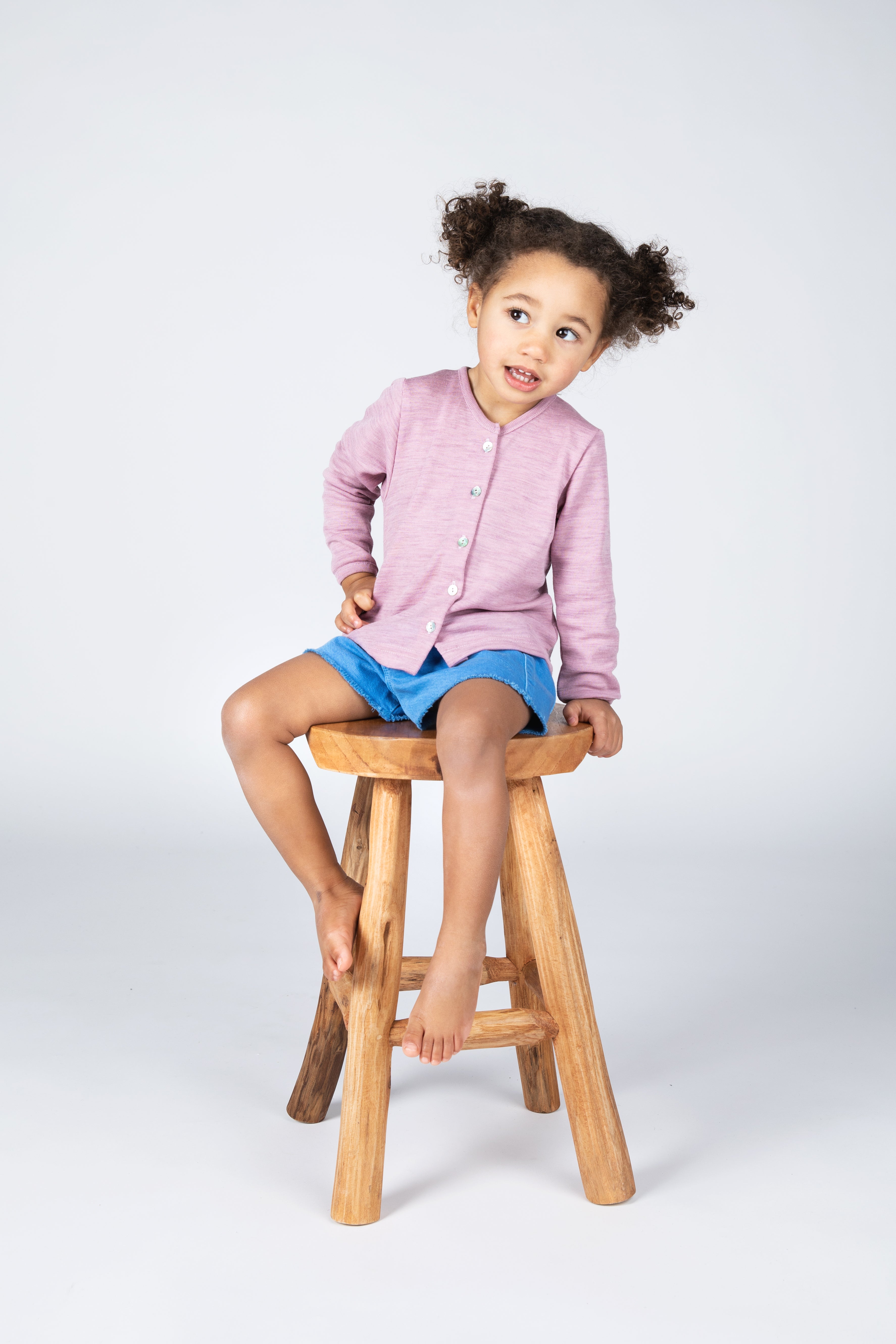 Engel Natur - Baby Vestje - Rosewood Mélange