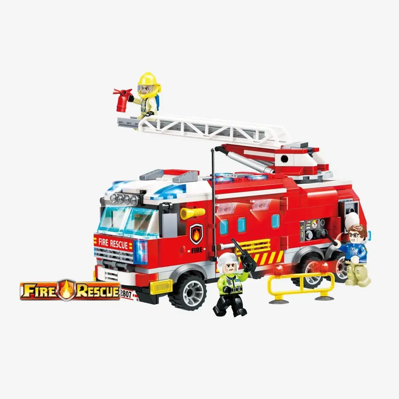 BlueBrixx - Brandweer Commandowagen (366 onderdelen) 6+ jaar