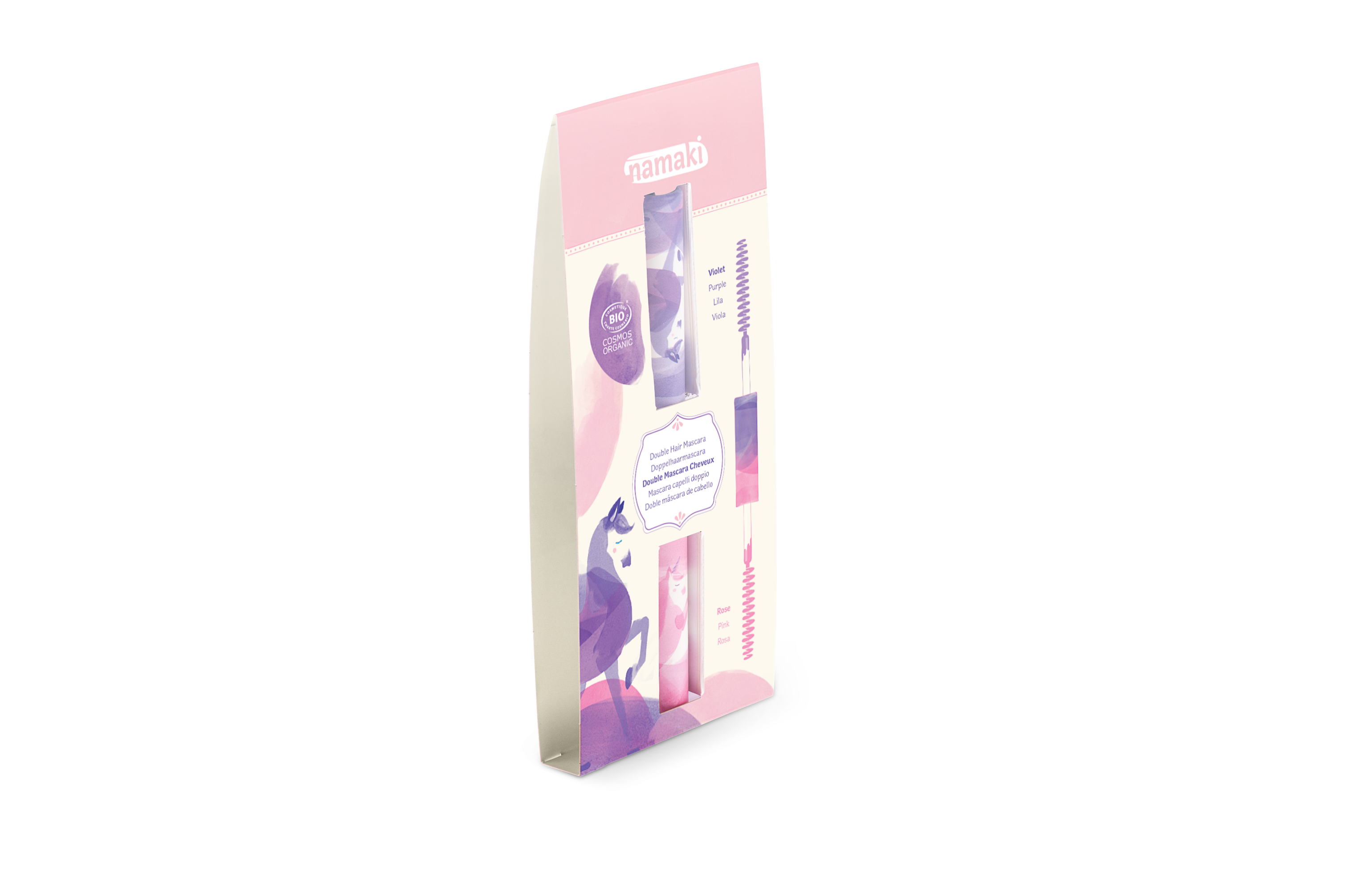 Haarmascara roze en paars - Namaki