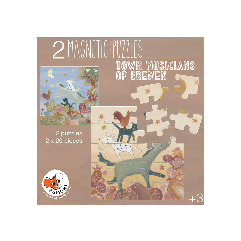 Egmont Toys - Magneetpuzzel Bremer Stadsmuzikanten