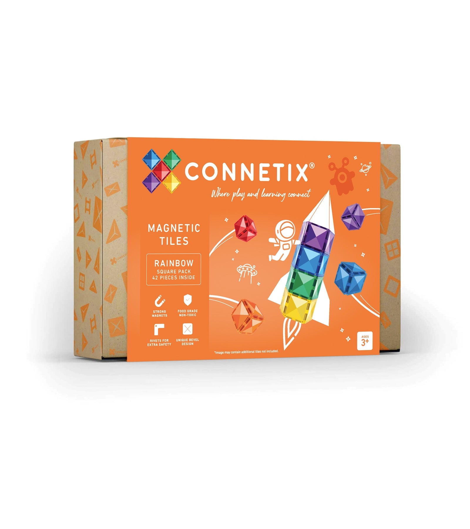 CONNETIX - Square Pack 42 stuks - magnetisch constructiespeelgoed