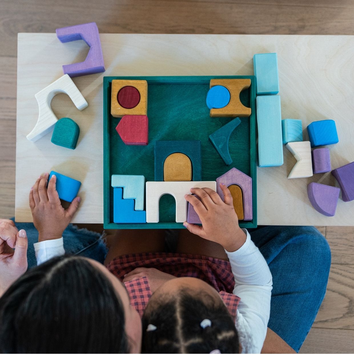 Grimm's - Houten Blokken Speelset Verdiepingen