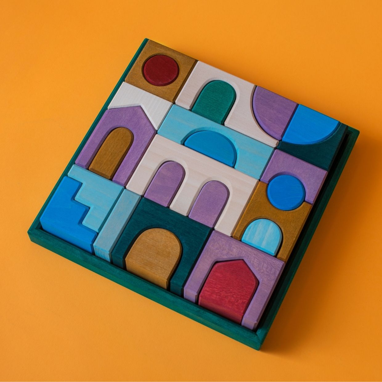 Grimm's - Houten Blokken Speelset Verdiepingen