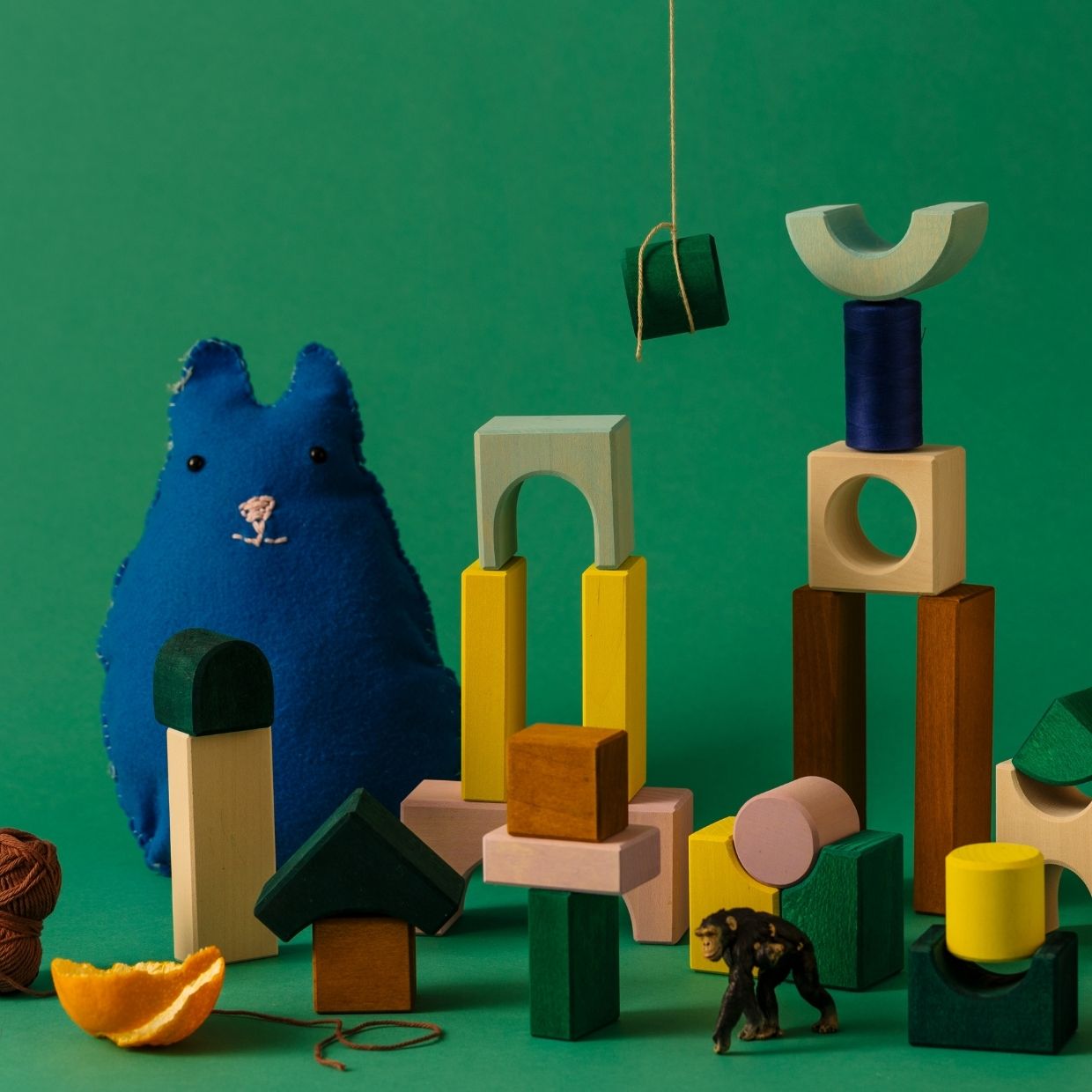 Grimm's - Houten Blokken Speelset Movement