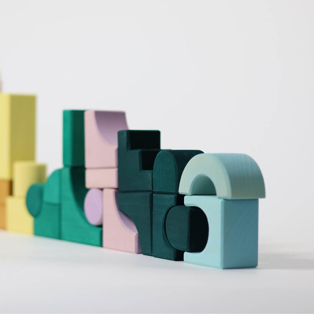 Grimm's - Houten Blokken Speelset Movement