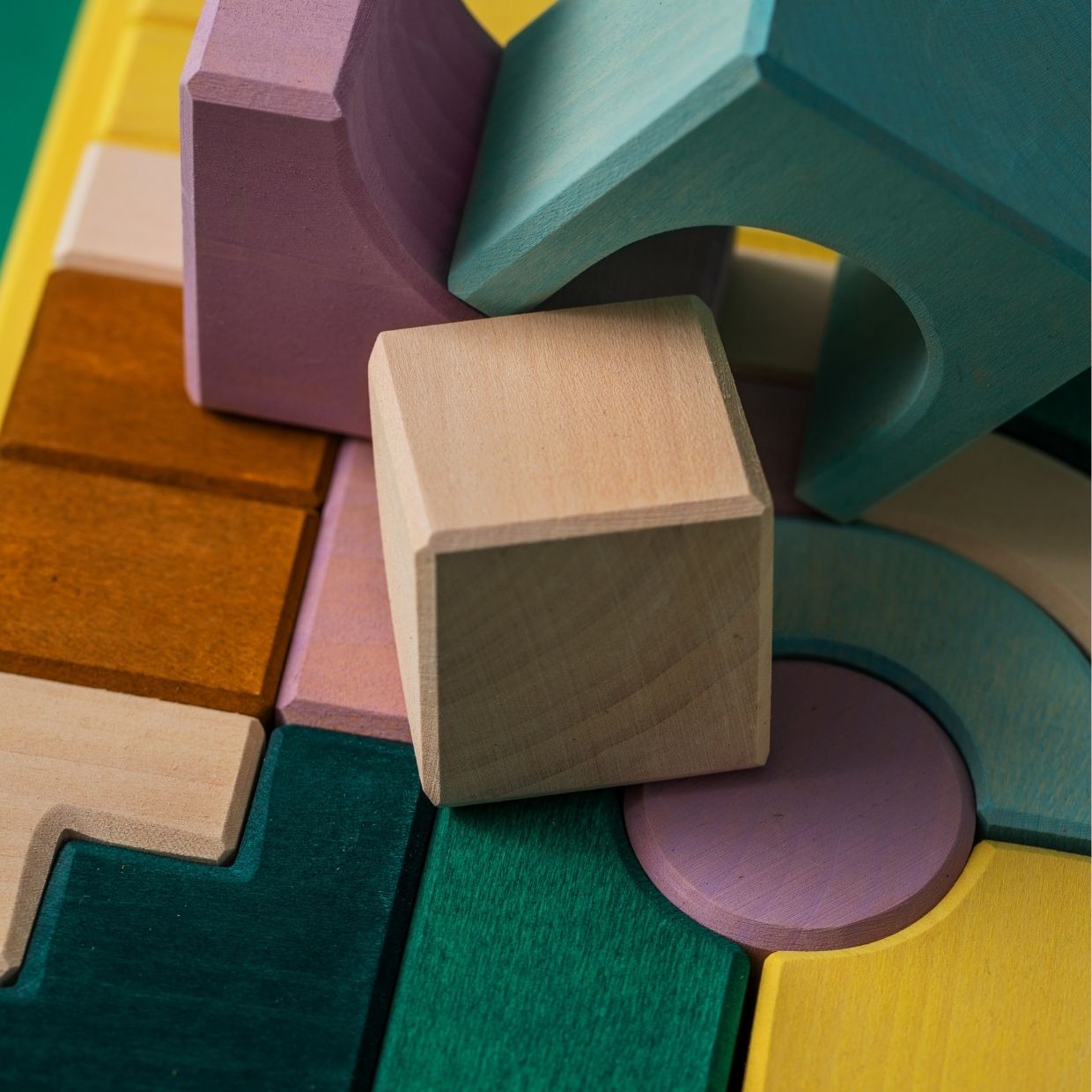 Grimm's - Houten Blokken Speelset Movement